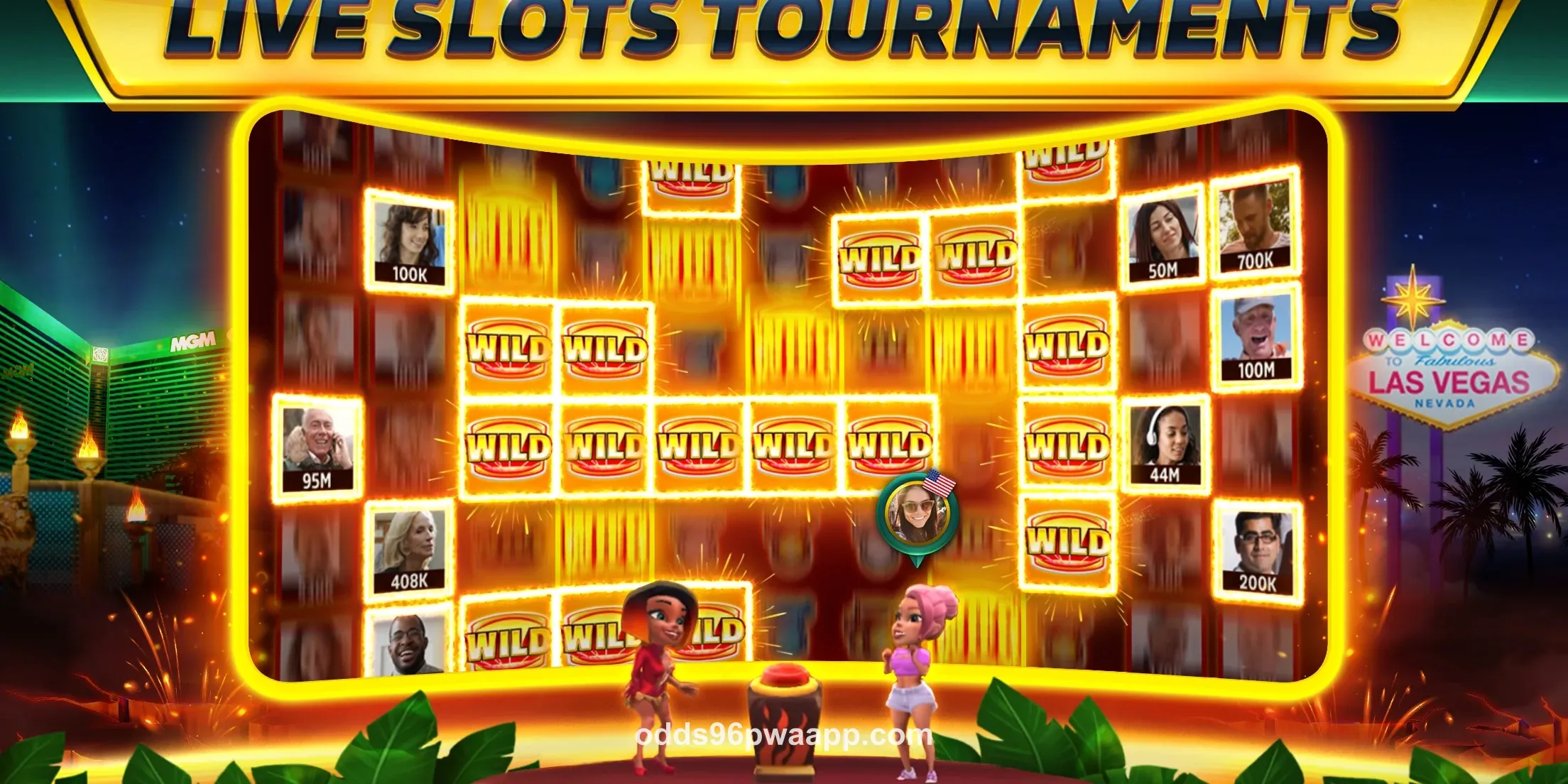 Odds96 App Screenshot - Main Dashboard